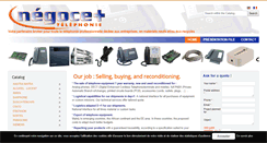 Desktop Screenshot of negoce-plus-telephonie.fr